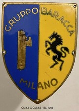 MILANO GRUPPO RIONALE FRANCESCO BARACCA DISTINTIVO A SCUDETTO PARTITO NAZ. F… picture
