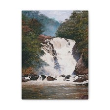 José Ferraz de Almeida Júnior - Votorantim Waterfall 1893 - Canvas Wall Art picture