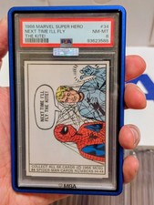 1966 Marvel Donruss Super Heroes SPIDER-MAN #34 ROOKIE 1st Appearance PSA 8 MCU picture