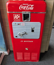 Vintage Metal 10c Bottled Enjoy Coka Cola Coke Machine Vendorlator Manufacturing picture