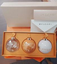 BVLGARI Christmas Ornaments Set of 3 Limited production UNUSED picture