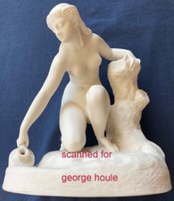 REBECCA - PARIAN FIGURE - AT THE WELL - CROUCHING - NESTLE & HUNTSMAN picture