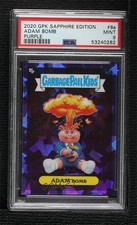 2020 Topps Garbage Pail Kids Sapphire Purple 1/10 Adam Bomb #8a PSA 9 MINT 1y9 picture