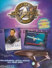 STAR TREK CINEMA 2000 MASTER SET AUTOGRAPHS GALACTIC CONFLIX VARIANTS REDEMPTION picture