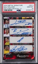 ALEJANDRO GARNACHO/CRISTIANO RONALDO/ENDRICK/ERLING HAALAND/LIONEL MES... PSA 10 picture