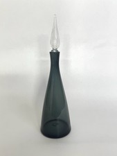 Vintage Blenko Charcoal 920 M Glass Decanter – Winslow Anderson - w/ Stopper picture