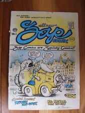 Zap Comix #1, rare 1st prntng by Charles Plymell, signed by R. Crumb- NEW PRICE picture