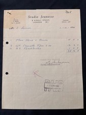 Very Rare John Lennon (Beatles) Hand Signed Receipt December 1st 1966 picture
