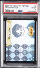 2001 WOTC HARRY POTTER HOLO #8 HARRY POTTER PSA 9 picture