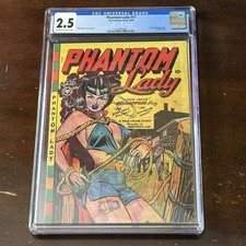 Phantom Lady #17  1948 Classic Bondage Used In SOTI  Baker CGC 2.5 picture