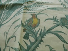 10Y Brunschwig & Fils Bird & Thistle Print Green MSRP USD 348/Y Special Order picture
