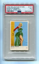 1958 Jenkki Hellas Film Stars Serie A 177 Marilyn Monroe PSA 3 Movie Dutch Gum picture