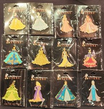 Disney D23 2026 COMPLETE Enchanted Gowns Pin, LE 400, DEC TWDC Store (12 PINS) picture