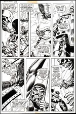 Captain America #148 art by Sal Buscema and John Romita Red Skull picture