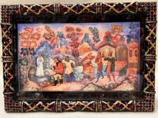 Jay Strongwater Picture Frame Hand Enameled w/ Swarovski Crystals for 6
