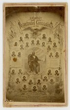 Louisiana Reconstructed Constitution 1868 African American CDV Civil War J15358 picture