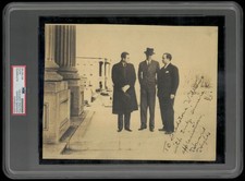 HOWARD HUGHES Signed Autographed 1938 Photograph Around-The-World-Flight PSA/DNA picture