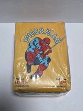 Vintage 1978 Prodifu Marvel Spider-Man Stickers Box France Made In Italy Sealed picture