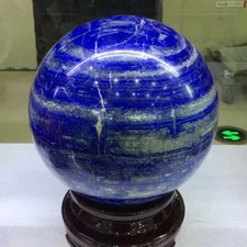 100LB Large Top Natural Lapis Lazuli Sphere Quartz Crystal Ball Reiki Energy Gem picture