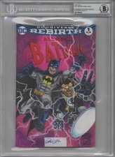 STATIC SHOCK BATMAN DC PHIL LAMARR SIGNED AUTO ORIGINAL ART COMIC COVER 1/1 BAS picture