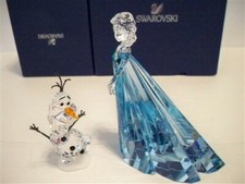 SWAROVSKI ELSA & OLAF DISNEY FILM FROZEN CHARACTERS 5135878 5135880 BNIB picture