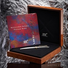 Montblanc Solitaire LeGrand Solid 950 Platinum Fountain Pen ID 12146 picture
