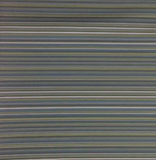 SCALAMANDRE Lagoon Stripe horizontal green blue polyester texture new 15 yards picture