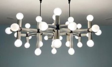 Vintage 1970’s Haussmann Or Sonneman 36 Light Molecule Chandelier picture