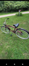 Vintage Crimson 1960's Huffy Good Vibrations Deluxe Bicycle Garage Kept picture