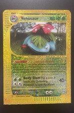 Pokemon Venusaur Box Topper Expedition Misprint Square Cut WOTC Jumbo 2002 picture