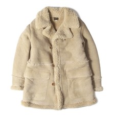 Rrl Double Rl Coat Beige Size L Vhtf Model 24Aw Sheep Shearling Ralph Lauren Out picture