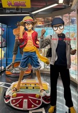 H190CM 1/1 Thousand Sunny Monkey D. Luffy Statue Painted Figure Collectible Gift picture