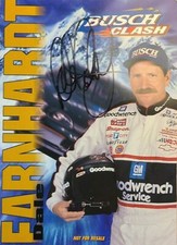 1997 Daytona Clash 13 Autographs *Driver Owned Book* Dale Earnhardt Jeff Gordon picture