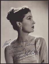 VALERIE HOBSON - AUTOGRAPHED INSCRIBED PHOTOGRAPH picture