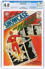 Showcase #4 CGC 4.0🔥1st Silver Age Flash🔥Grail 1956 Barry Allen R11 441 cm picture