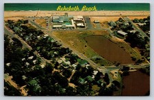Rehoboth Beach DE Aerial View New Henlopen Hotel Lake Gerar Mirro-Krome Postcard picture