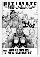 FRANK CHO - Ultimate Avengers vs Ultimates #5 Lrg cover, Thor Cap Black Widows picture