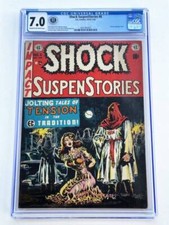 Shock SuspenStories #6 CGC 7.0 (F/VF) E.C. Comics Bondage Golden Age Horror 1953 picture