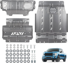Full Skid Plate with Transmission Skid Plate Replacement for Ford F150 4WD 2.7L picture