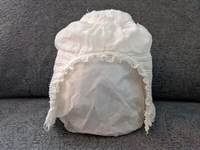 Antique Museum Grade Silk 19th Century Victorian Handmade Christening Bonnet Hat picture