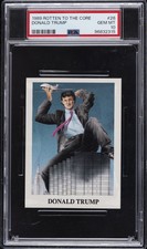 1989 ROTTEN TO THE CORE #26 DONALD TRUMP PSA 10 picture