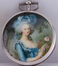 Antique 18thC French Royal Verge Fusee Calendar Pocket Watch -Marie Antoinette picture