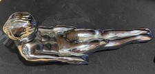 VINTAGE 1931 PACKARD ADONIS SLIDING BOY HOOD ORNAMENT RADIATOR CAP CAR MASCOT picture