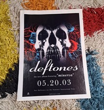 Deftones New Album Feat Minerva Magazine Ad Metal CD Advertisement. 2003 picture