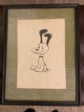 SNOOPY 1955 Drawing with Schulz Signed Handwritten Letter--Unique Item picture