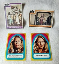 VTG CHARLIE'S ANGELS 1977 C. LADD/K.JACKSON/J. SMITH TRADING CARDS & STICKERS picture