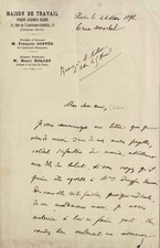 Captain DREYFUS Captivity at Devil’s Island. 2 signed autograph letters picture