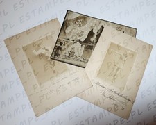 VERY RARE SET OF 3 SIGNED PHOTOS MIKHAIL & VERA FOKINE RUSSIAN BALLET (10162) picture