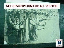 Noblespirit 3970 Important Peter Arno Signed Charcoal Drawing picture