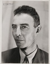 J. Robert Oppenheimer Authentic Signed 8x10 Black & White Photo JSA #ZZ36160 picture